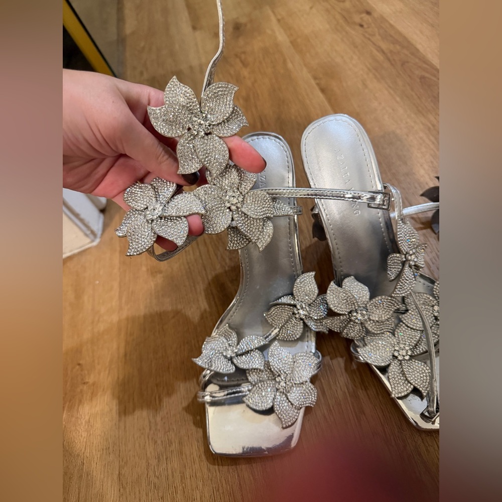 Azalea Wang Romi Heels silver - Picture 4 of 7